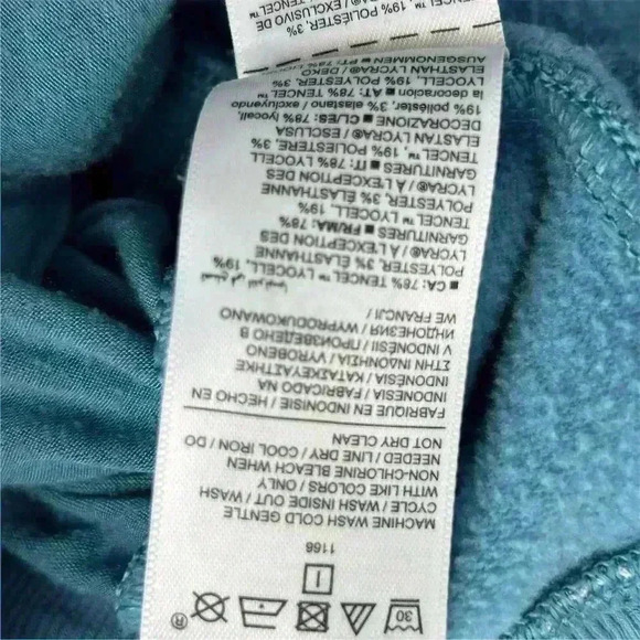 Athleta Women's Jogger Pants Size S Blue Tapered Casual Relaxed Fit - Picture 9 of 10